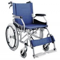 Semi-Lightweight Wheelchair Blue 7041