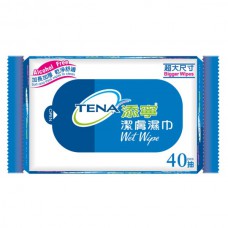 Tena Wet Wipe 40PCS - Alcohol Free