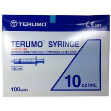 Terumo Syringes 10cc Slip Tip 100's